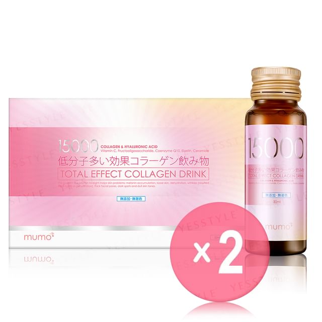 mumo-15000 Total Effect Collagen Drink 2pcs Bundle Set