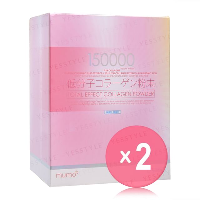 mumo-150000 Total Effect Collagen Powder 2pcs Bundle Set