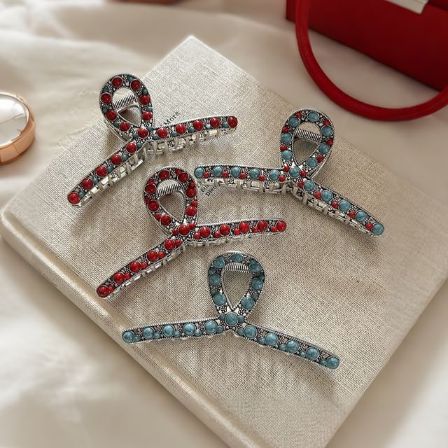 Muweordy-Gemstone Beaded Hair Claw