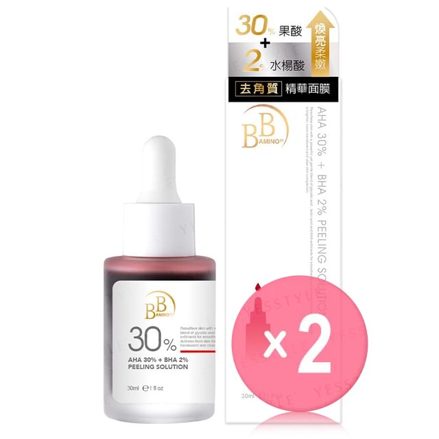 My Scheming-BB Amino AHA 30 BHA 2 Peeling Solution 2pcs Bundle Set