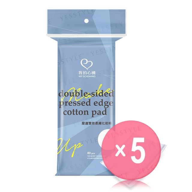 My Scheming-Double-Sided Pressed Edge Cotton Pad 5pcs Bundle Set