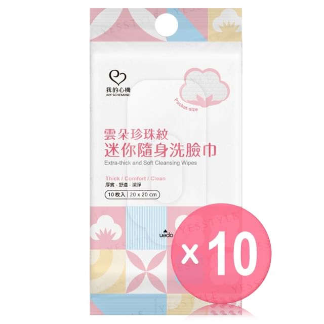My Scheming-Extra-Thick Soft Cleansing Wipes 10pcs Bundle Set