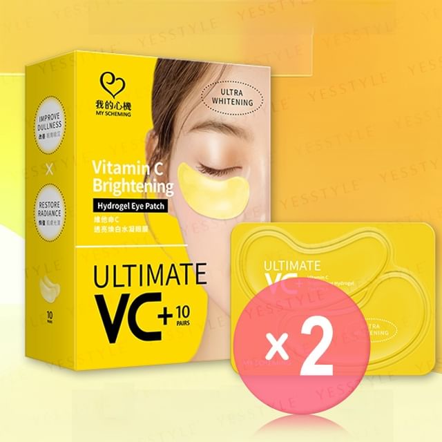 My Scheming-Vitamin C Brightening Hydrogel Eye Patch 2pcs Bundle Set