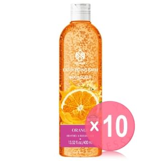 naarak-Exfoliating Bath Body Scrub Orange 10pcs Bundle Set