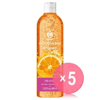 naarak-Exfoliating Bath Body Scrub Orange 5pcs Bundle Set