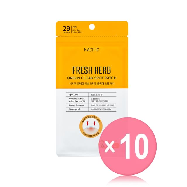 Nacific-Fresh Herb Origin Clear Spot Patch 10pcs Bundle Set