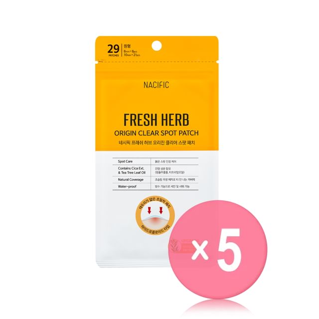 Nacific-Fresh Herb Origin Clear Spot Patch 5pcs Bundle Set
