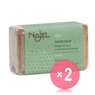 Najel-Aleppo Soap with Honey 2pcs Bundle Set