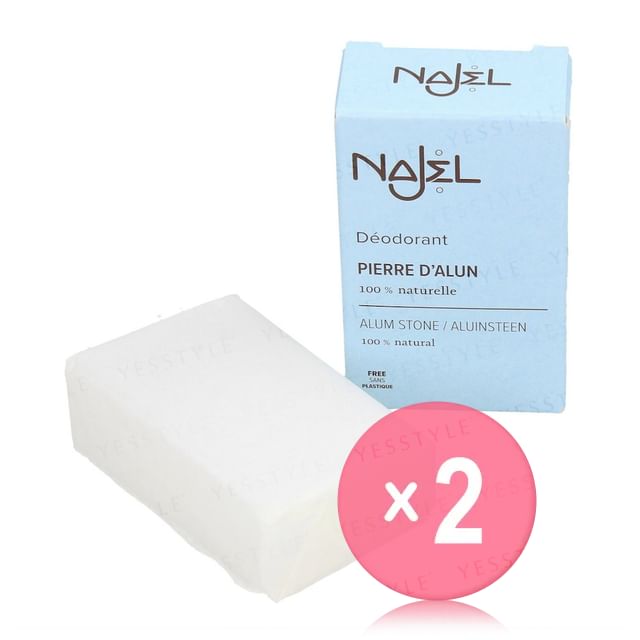 Najel-Alum Deodorant Stone 2pcs Bundle Set