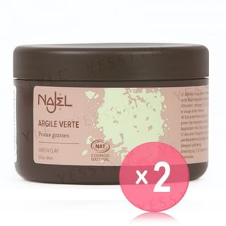 Najel-Green Clay Powder 2pcs Bundle Set