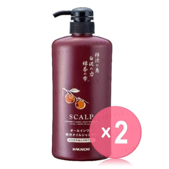 NAKAICHI-Scalp Conditioning Shampoo 2 In 1 600ml 2pcs Bundle Set