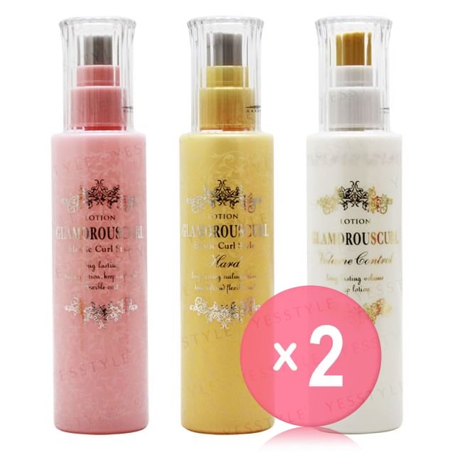Nakano-Glamorouscurl N Lotion 2pcs Bundle Set