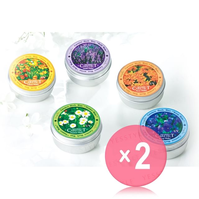 napla-Caretect Herb Wax 2pcs Bundle Set