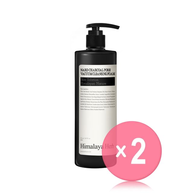 NARD-Charcoal Pore Vacuum Cleansing Foam 2pcs Bundle Set