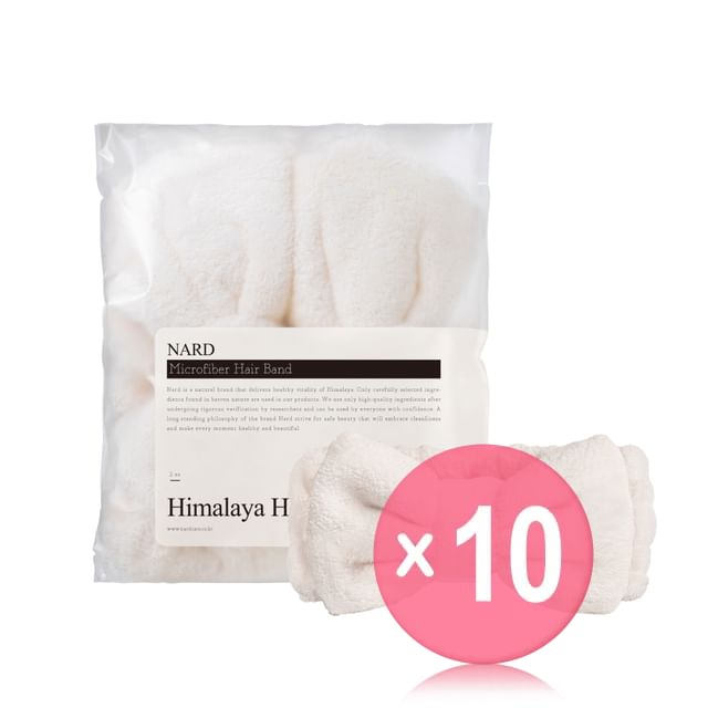 NARD-Microfiber Hair Band 10pcs Bundle Set