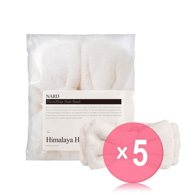 NARD-Microfiber Hair Band 5pcs Bundle Set