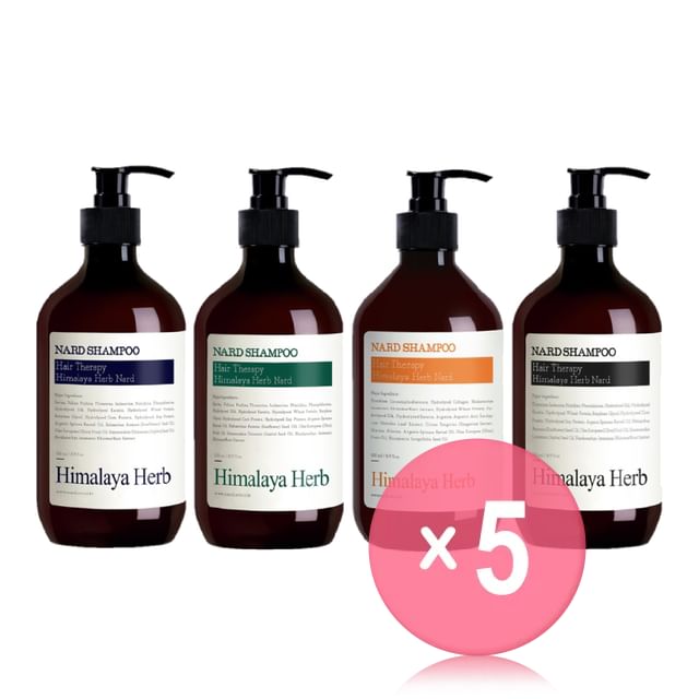 NARD-Shampoo - 4 Types 5pcs Bundle Set