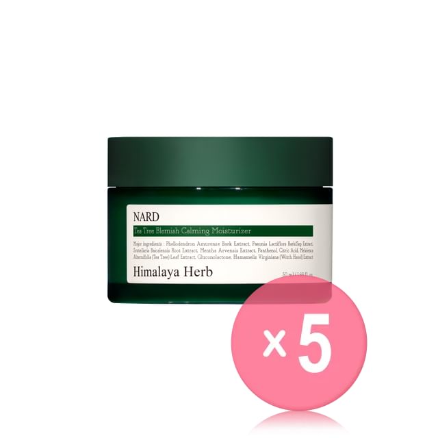 NARD-Tea Tree Blemish Calming Moisturizer 5pcs Bundle Set
