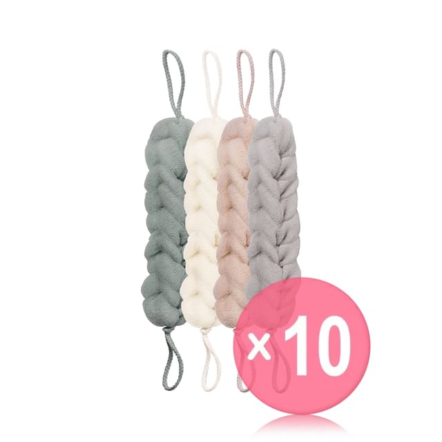 NARD-Whipping Bubble Mild Shower Towel Set 10pcs Bundle Set
