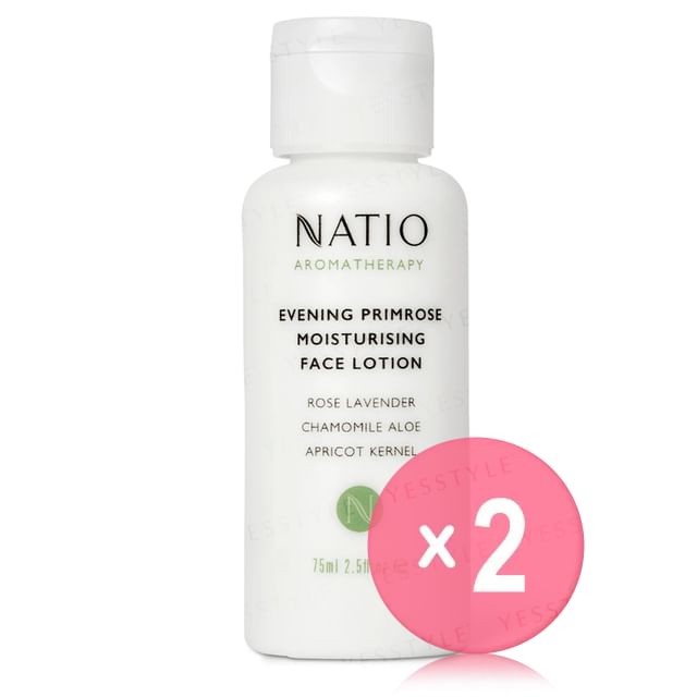 NATIO-Aromatherapy Evening Primrose Moisturising Face Lotion 2pcs Bundle Set