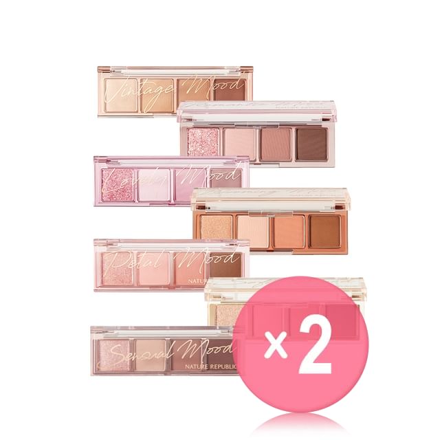 NATURE REPUBLIC-Daily Basic Palette - 7 Types 2pcs Bundle Set