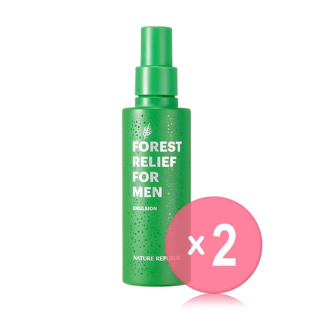 NATURE REPUBLIC-Forest Relief For Men Emulsion 2pcs Bundle Set