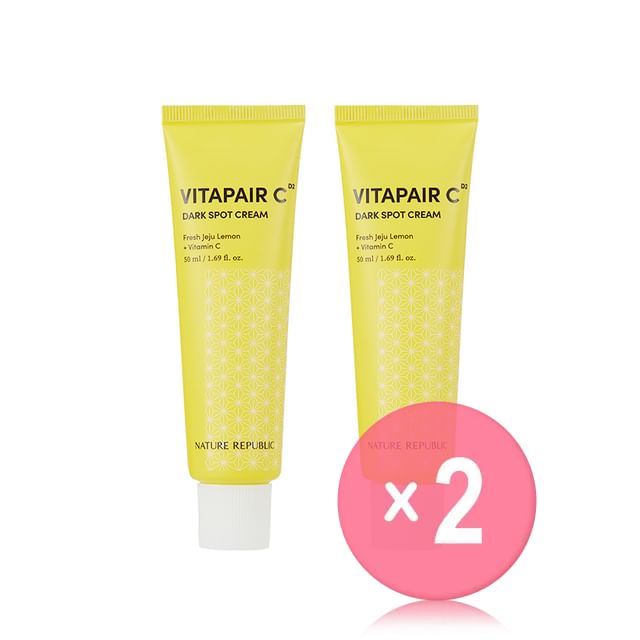NATURE REPUBLIC-Vitapair C Dark Spot Cream Set 2pcs Bundle Set