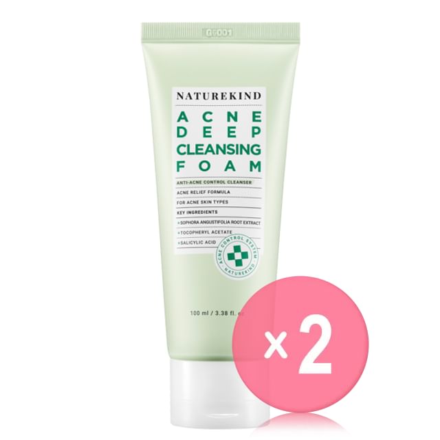NATUREKIND-Acne Deep Cleansing Foam 100ml 2pcs Bundle Set