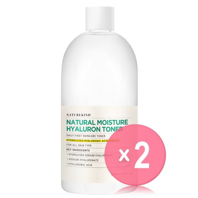 NATUREKIND-Natural Moisture Hyaluron Toner 2pcs Bundle Set