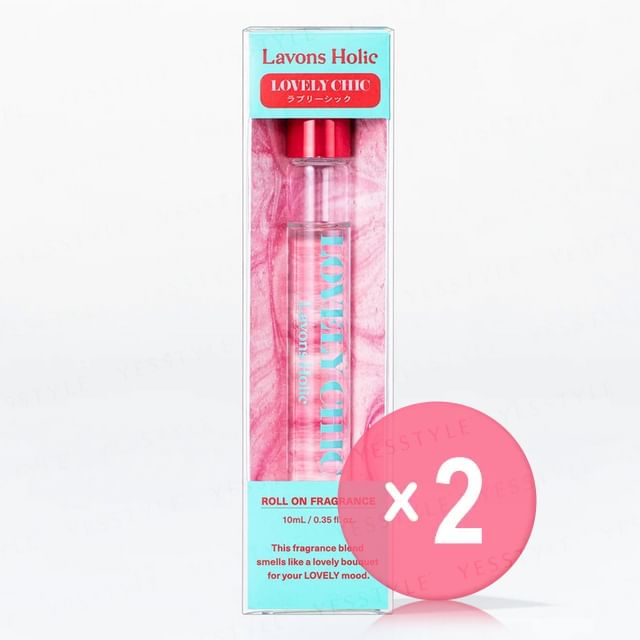 NatureLab-LAVONS Holic Roll On Fragrance Lovely Chic 2pcs Bundle Set
