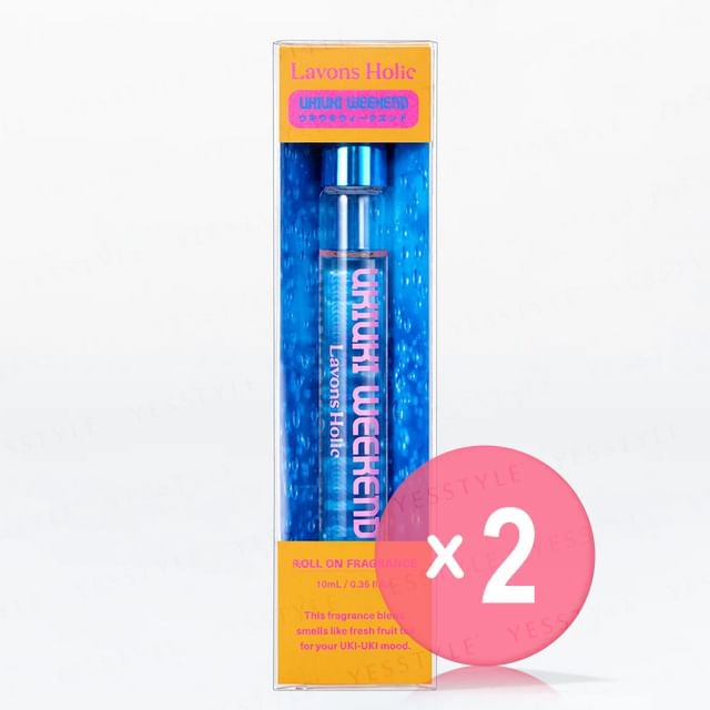NatureLab-LAVONS Holic Roll On Fragrance Ukiuki Weekend 2pcs Bundle Set