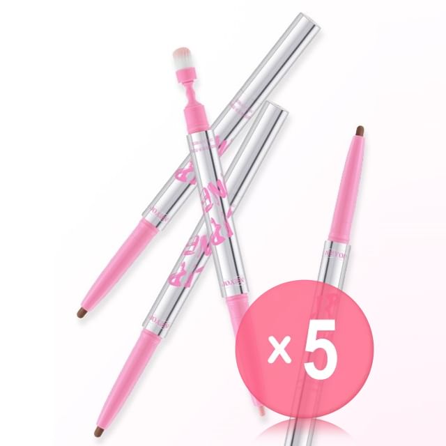 NEIYOU-Dual-Ended Delicate Multi-Use Lipliner Pen - 5 Colors 5pcs Bundle Set