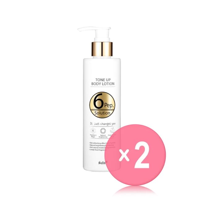 Nella-6 Pep Solution Tone Up Body Lotion 2pcs Bundle Set