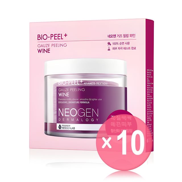 NEOGEN-Dermalogy Bio-peel Gauze Peeling Wine 10pcs Bundle Set