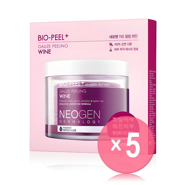 NEOGEN-Dermalogy Bio-peel Gauze Peeling Wine 5pcs Bundle Set