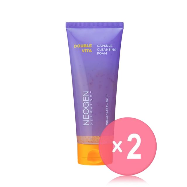 NEOGEN-Dermalogy Double Vita Capsule Cleansing Foam 2pcs Bundle Set