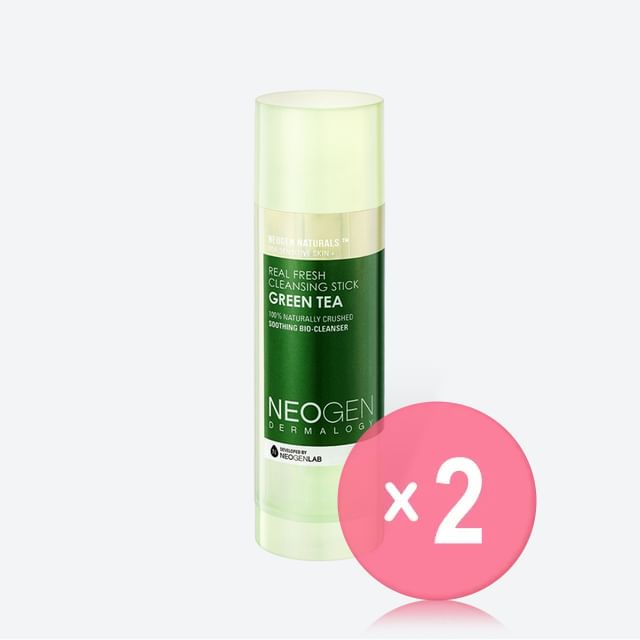 NEOGEN-Dermalogy Real Fresh Cleansing Stick Green Tea 2pcs Bundle Set
