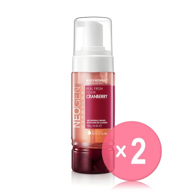 NEOGEN-Dermalogy Real Fresh Foam Cranberry 2pcs Bundle Set
