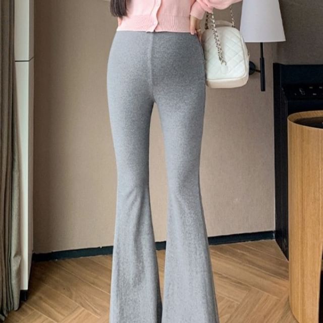 NEUF-Maternity High Waist Plain Flared Pants