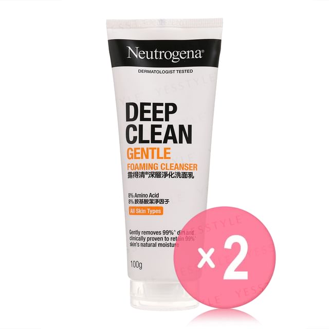 Neutrogena-Deep Clean Gentle Foaming Cleanser 2pcs Bundle Set