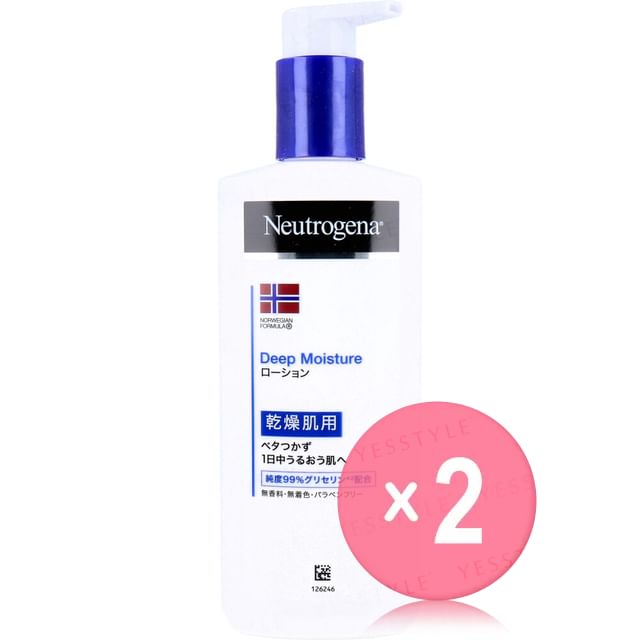 Neutrogena-Norwegian Formula Deep Moisture Body Milk 2pcs Bundle Set