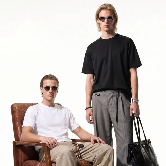 Newin-Cool-Tech Plain T-Shirt