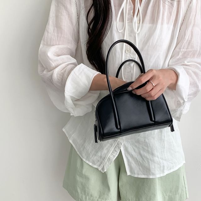 NewTown-Faux Leather Shoulder Bag