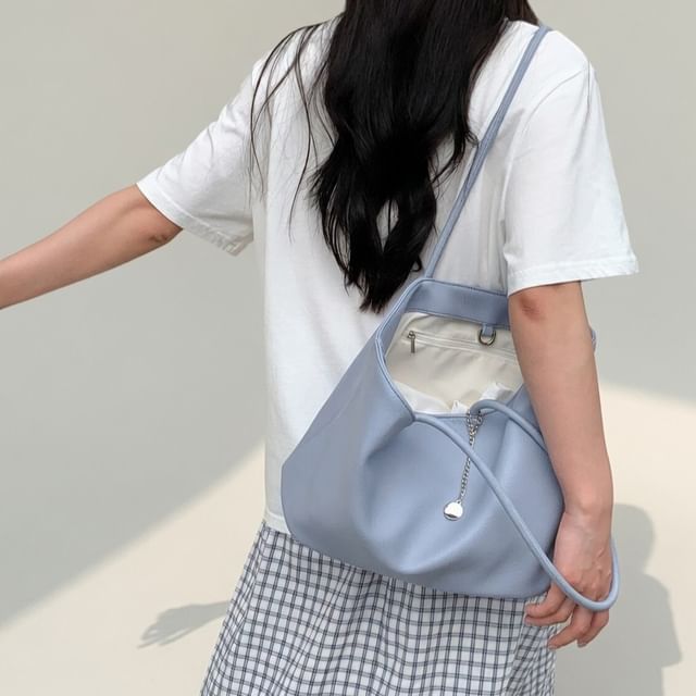 NewTown-Faux Leather Tote Bag