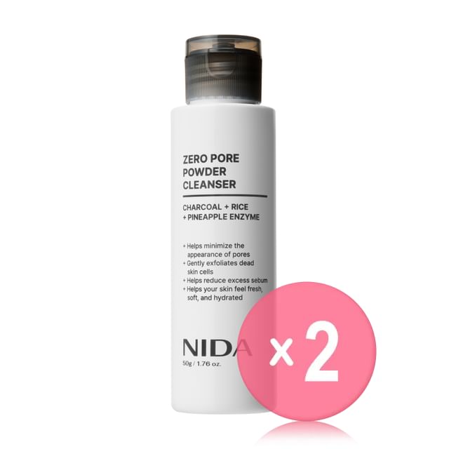 NIDA-Zero Pore Powder Cleanser 2pcs Bundle Set