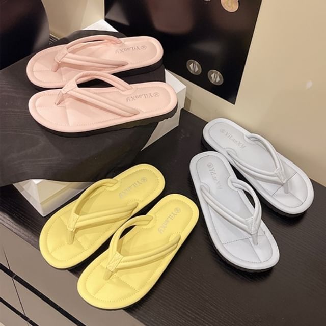 Nikao-Plain Flip-flops