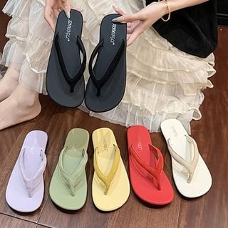 Nikao-Plain Flip Flops