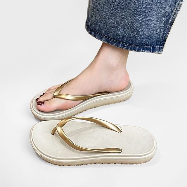 Nikao-Platform Flip Flops