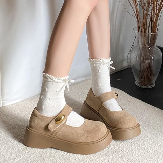 Nikao-Platform Mary Jane Shoes