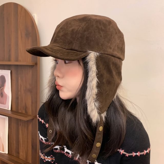 Nikifa-Faux Fur Trapper Hat